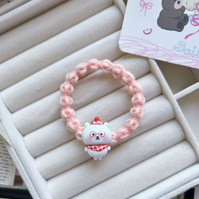 Wholesale Cartoon Bear Hair Rope Rubber Band Hair Accessories Headwear