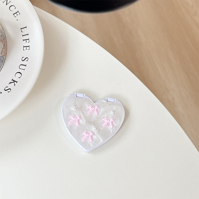 Wholesale Cartoon Cherry Glitter Mirror Phone Stand
