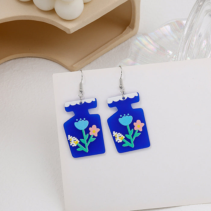 Wholesale Cartoon Acrylic Earrings JDC-ES-MDD103