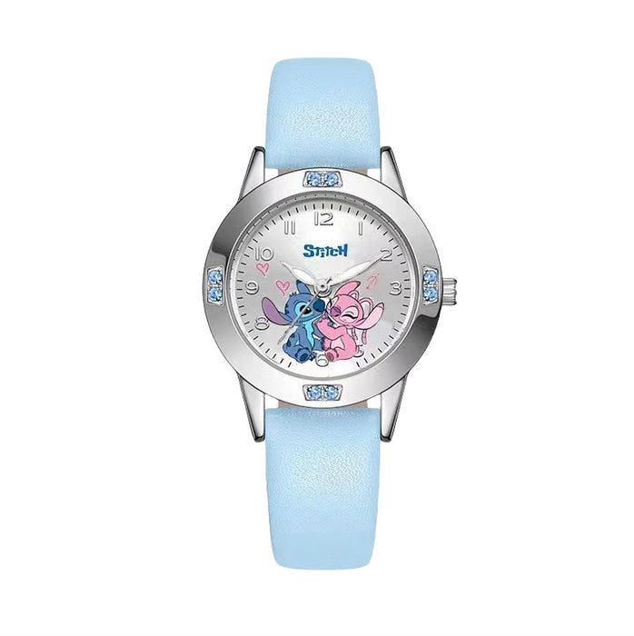Wholesale Cartoon Children' s Watch with Diamonds Quartz Watch for Boys and Girls