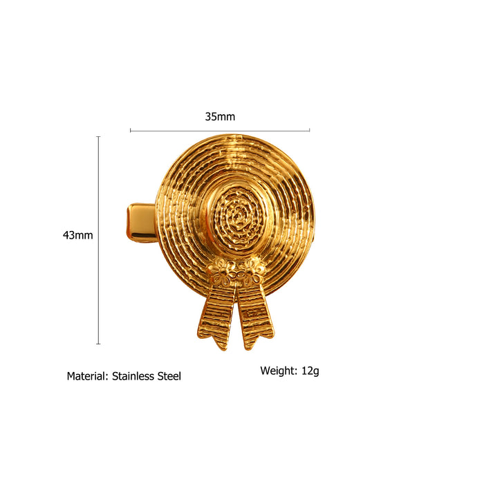 Wholesale Stainless steel hair clip, fashionable Haibei design, women's bangs, edge clips, hair accessories, high-end sense, color preservation wholesale