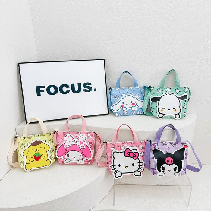 Wholesale Cute Children's Handbags New Fashionable Cartoon Princess Baby Shoulder Bags Kindergarten Boys and Girls Gift Bags JDC-HB-YT002