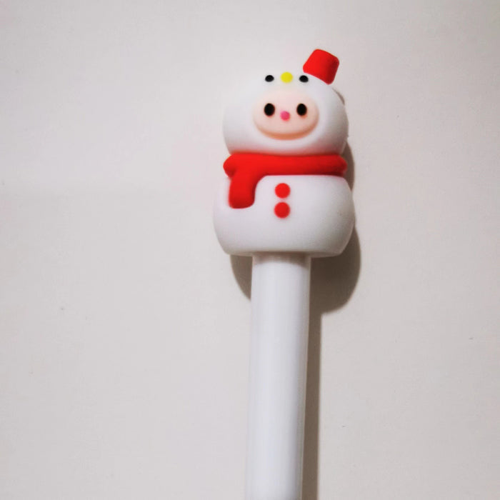 Wholesale Christmas gel pen carbon pen primary school student gift prize Christmas stationery gift water pen