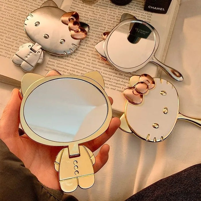 Wholesale Cute Small Mirror Female Portable Mini Handheld Makeup Mirror