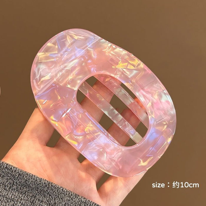 Wholesale High-End Semi-Circular Acrylic Hair Clip