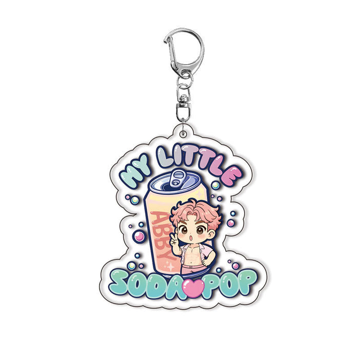 Wholesale Girl group acrylic keychain anime surrounding cute pendants