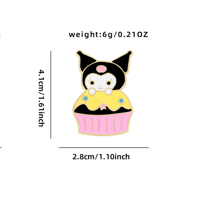 Wholesale Cute cartoon metal badge backpack pendant gift jewelry accessories