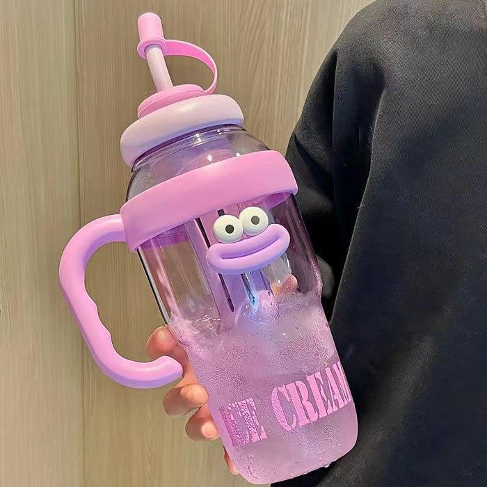 Wholesale Plastic large-capacity straw belly cup