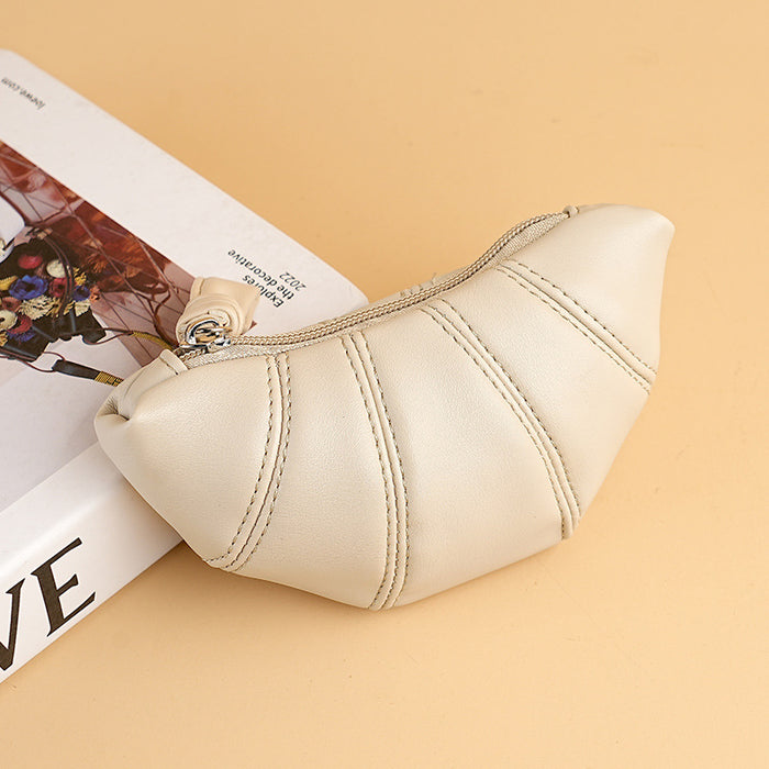 Wholesale Tote Niche Textures and Praise Dumpling  Coin Purse Women's  Solid Color