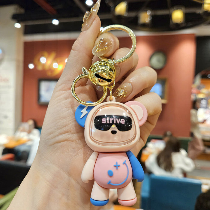 Wholesale Luminous Silicone Cartoon Doll Keychain JDC-KC-YiZhuo003