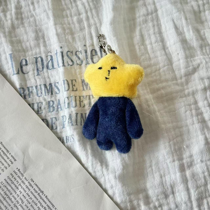 Wholesale Cartoon plush funny pendant, cute sand sculpture doll, keychain, backpack ornament, cute and fashionable hair accessory