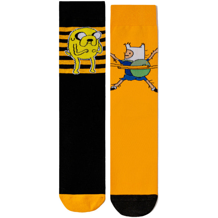 Wholesale Cartoon striped anime cotton mid-calf socks