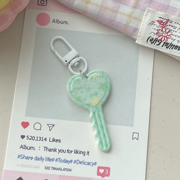 Wholesale Mint Green Cartoon Keychain