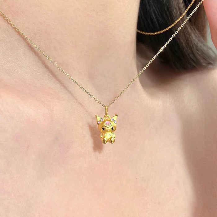Wholesale  cartoon doll necklace  student clavicle chain female