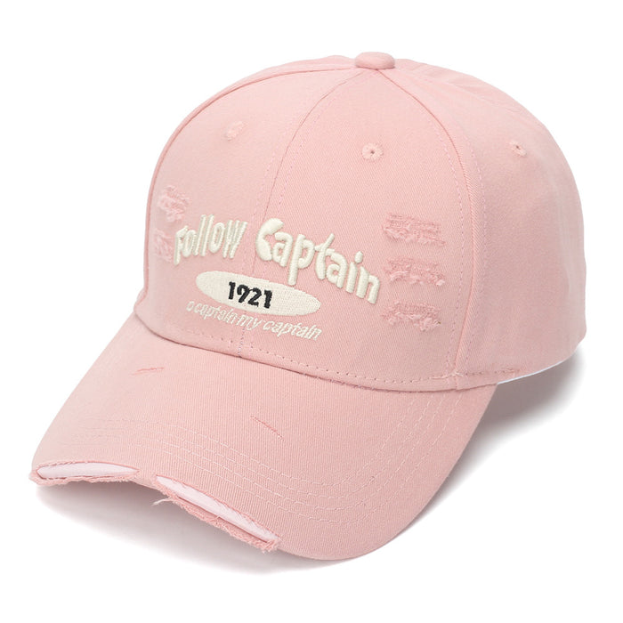 Wholesale Trendy Vintage Distressed Baseball Cap with Embroidery Lettering