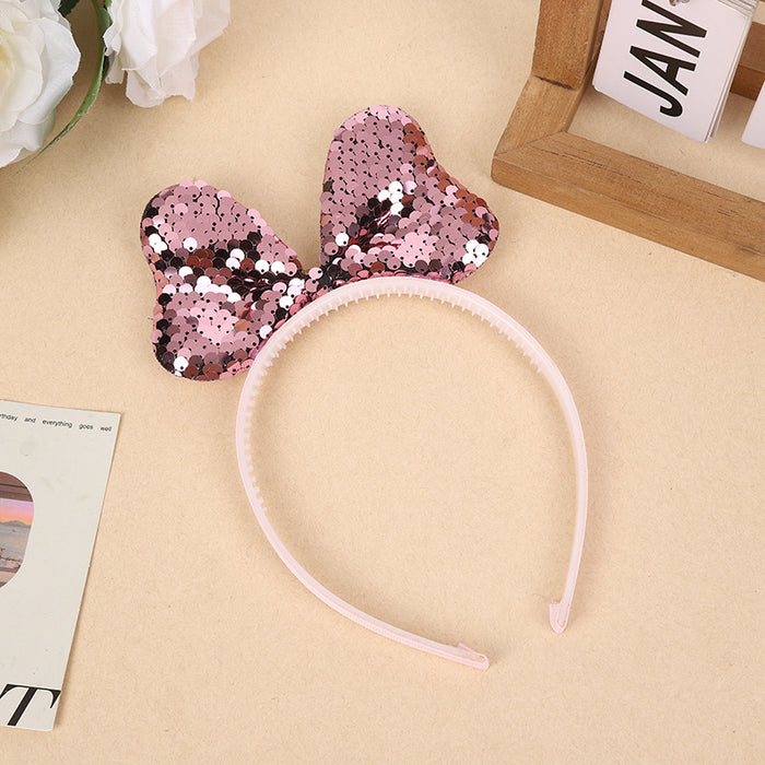 Wholesale children's bow sequins headband cartoon headband