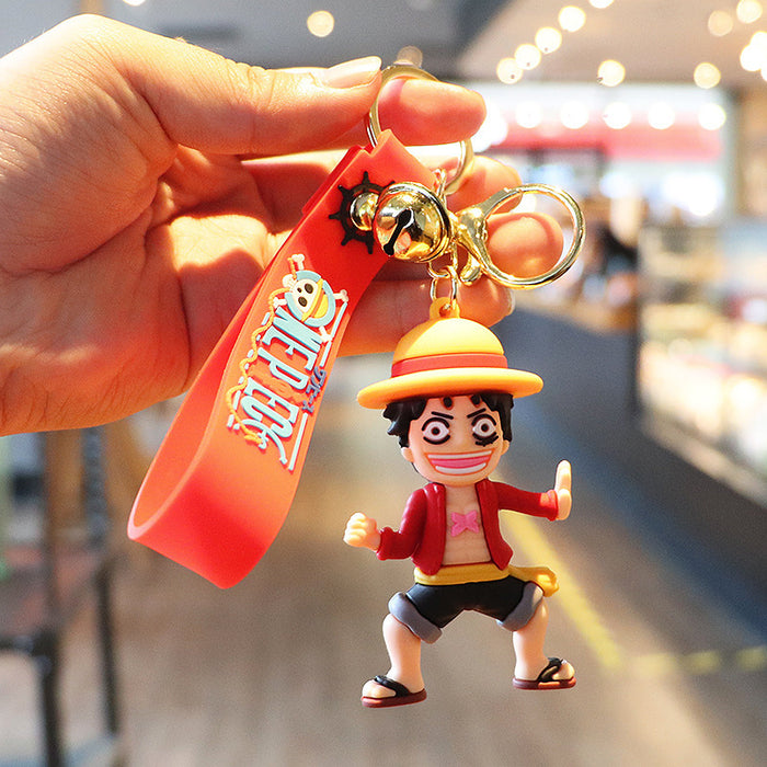 Wholesale Silicone Cartoon Doll Keychain JDC-KC-MingT153