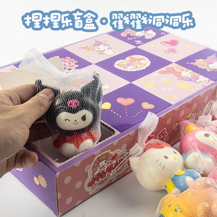 Wholesale Egg blind box pinch surrounding figures poke children' s toys