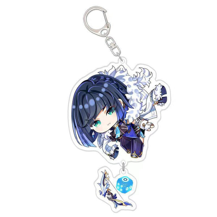 Wholesale Anime peripheral Yuan acrylic keychain accessory