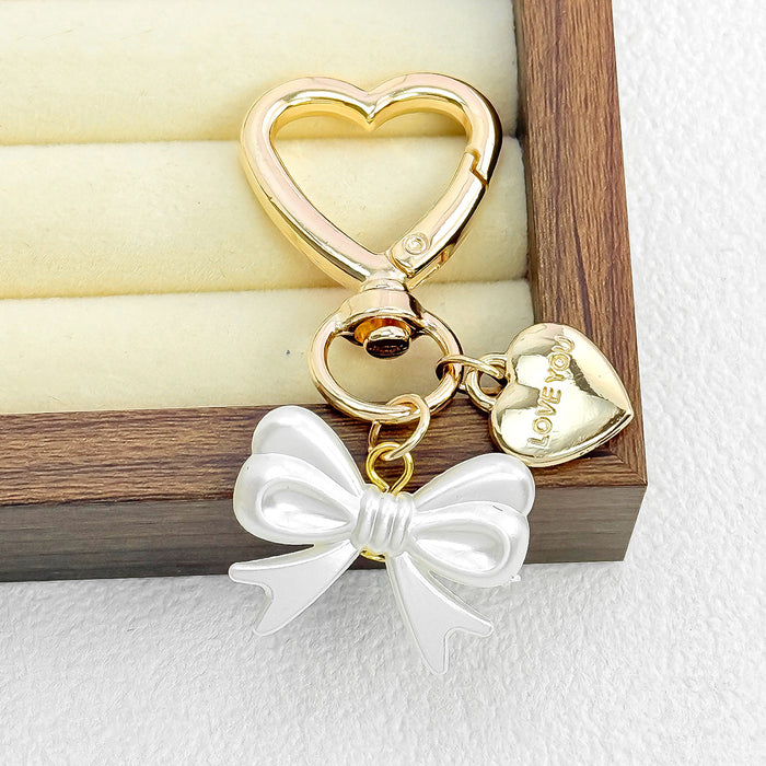 Wholesale Cute Peach Heart Cherry Valentine's Day Keychain