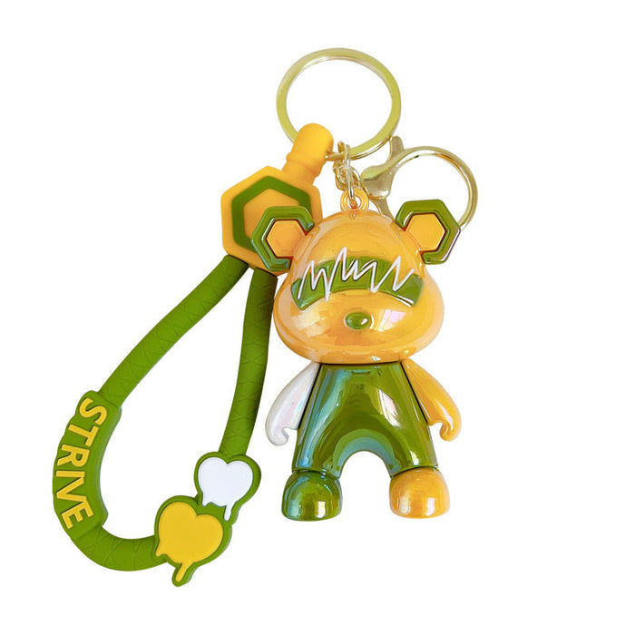 Wholesale Cartoon UV Cool Bear Keychains JDC-KC-GSWA007