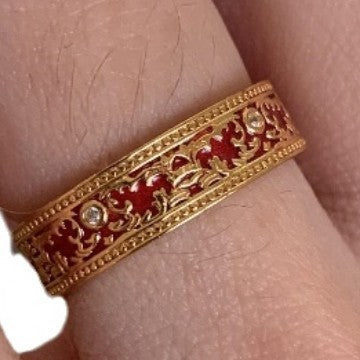 Wholesale Pattern ring, light luxury, versatile temperament, index finger ring