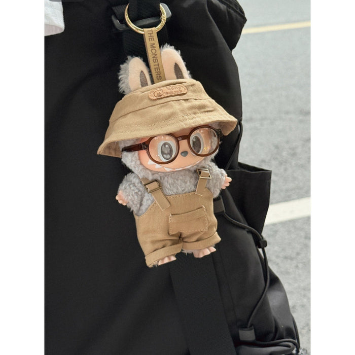 Wholesale Vinyl Doll overalls  hats clothes glasses