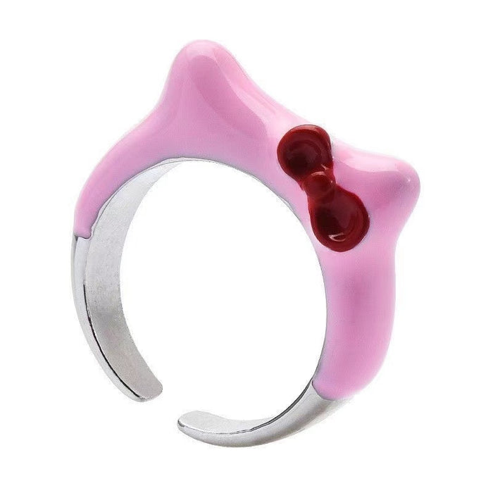 Wholesale Cartoon Open Alloy Ring JDC-RS-TongS005