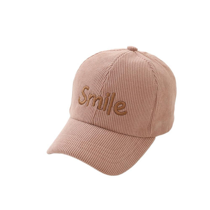 Wholesale Kids Baseball Cap English Letter Fleece Lined Autumn Casual Unisex Chic Outdoor Hat
