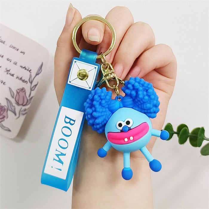 Wholesale Cartoon Silicone Doll Keychain JDC-KC-HaoXi004