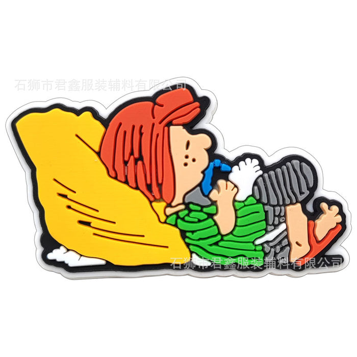 Wholesale 50pcs hole shoes soft rubber decorative buckle shoe accessories