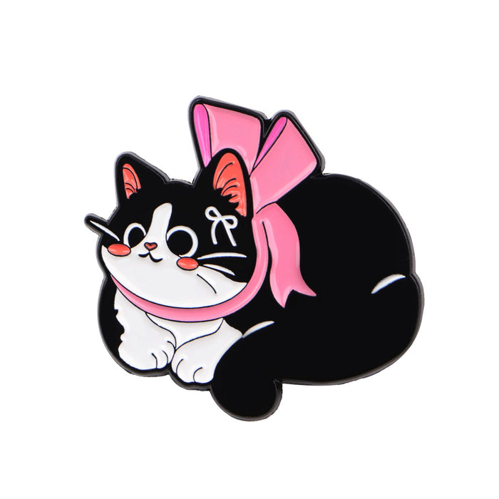 Wholesale Cute black cat brooch badge clothing backpack accessories