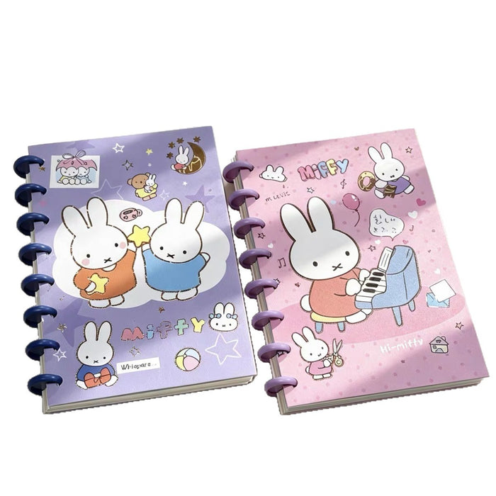 Wholesale Mushroom Button A5 Loose-Leaf Notebook Cute Cartoon Diary Stylish Boutique Gift MOQ≥4