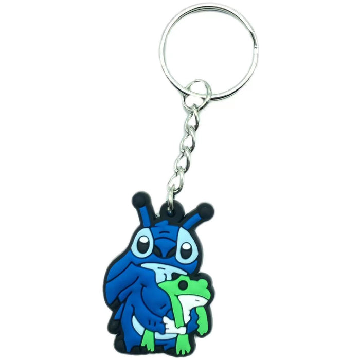 Wholesale 10pcs Keychain ornaments PVC Sun Man key pendant schoolbag decoration