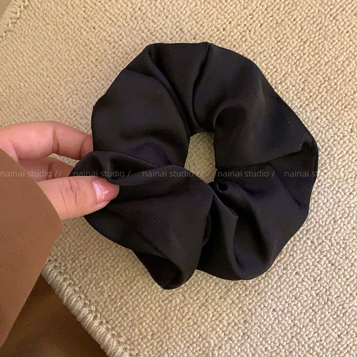 Wholesale Satin texture hair loop, high-end feel, meatball hair tie, hair tie, rubber band hair accessory