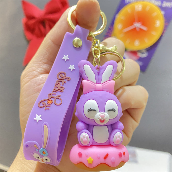 Wholesale PVC cartoon doll keychain JDC-KC-WuYi283