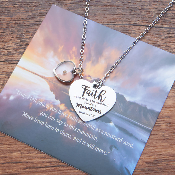 Wholesale Stainless steel necklace, heart-shaped necklace, stainless steel necklace