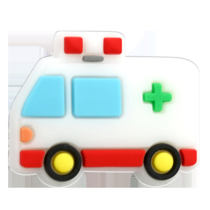 Wholesale Cartoon Car Series Beads DIY Soft Glue Double-Sided Focus Beads Ballpoint Pen Beads Accessories Beads Loose Beads