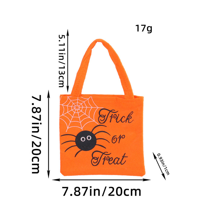 Wholesale  Pumpkin Candy Tote Bag Witch Ghost Festival Shopping Mall Kindergarten Cookie Gift Bag  Decoration