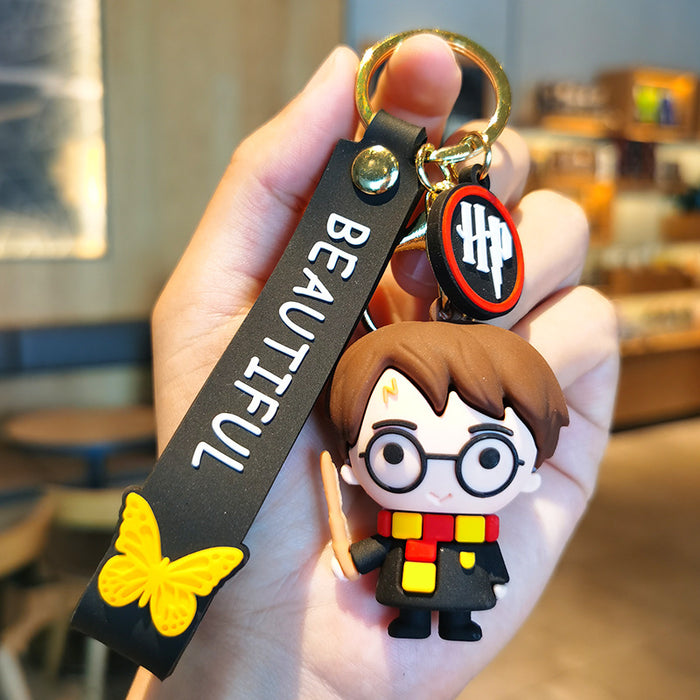 Wholesale Cartoon Silicone Doll Keychain JDC-KC-Tingm277