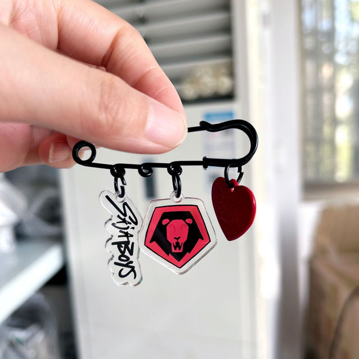 Wholesale Kpop acrylic brooch pendant pin jewelry