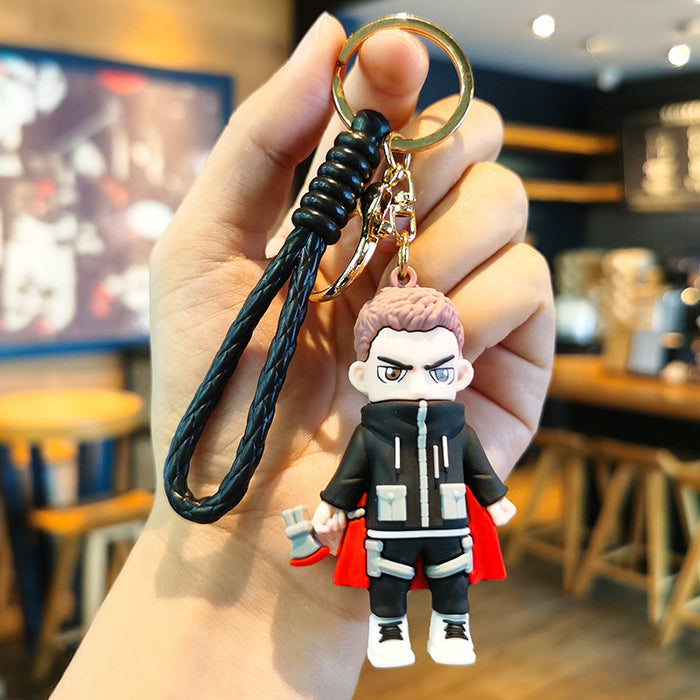 Wholesale Cartoon Doll Silicone Keychain JDC-KC-Tingm227