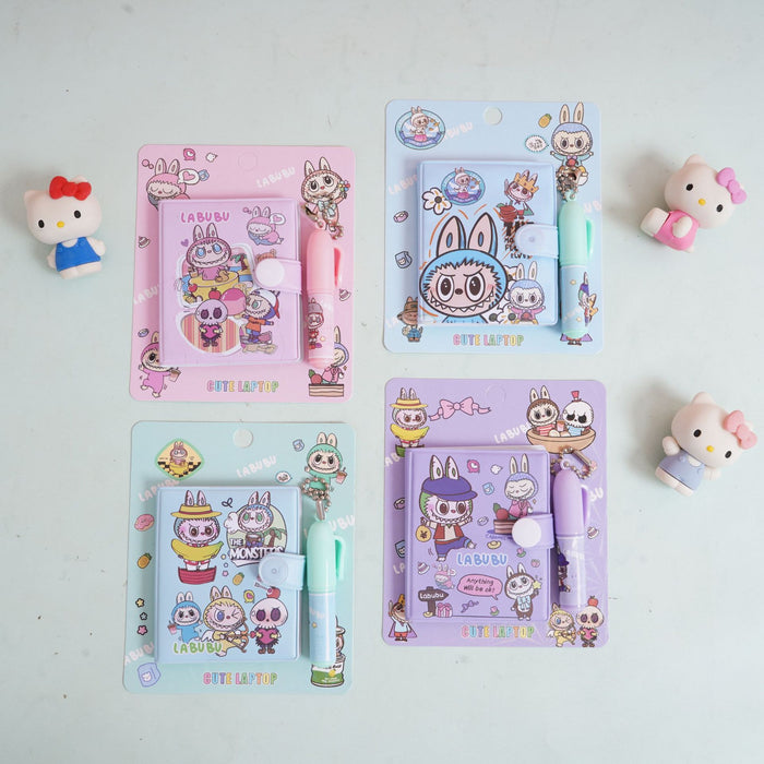 Wholesale Random Pocket Notepad with Pen Small Booklets Stationery suit Portable Booklets