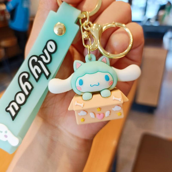 Wholesale Silicone Cartoon Doll Keychain JDC-KC-MingT108