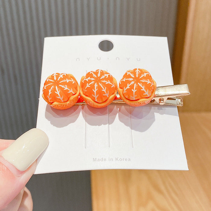 Wholesale  Cute Creative Orange Hairpin
