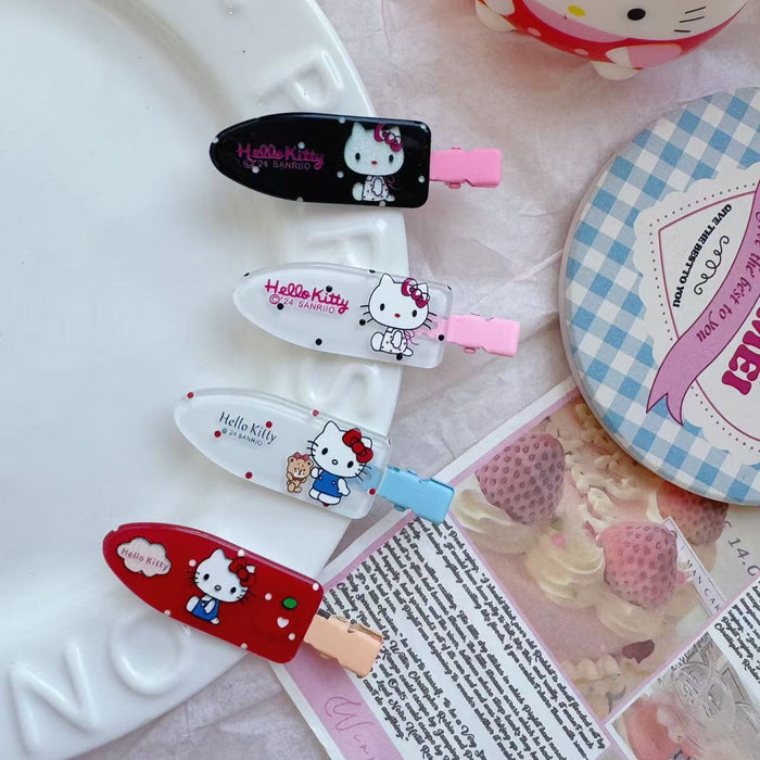 Wholesale Cartoon polka dot hair clip, bangs clip, edge clip, simple and versatile hair accessory