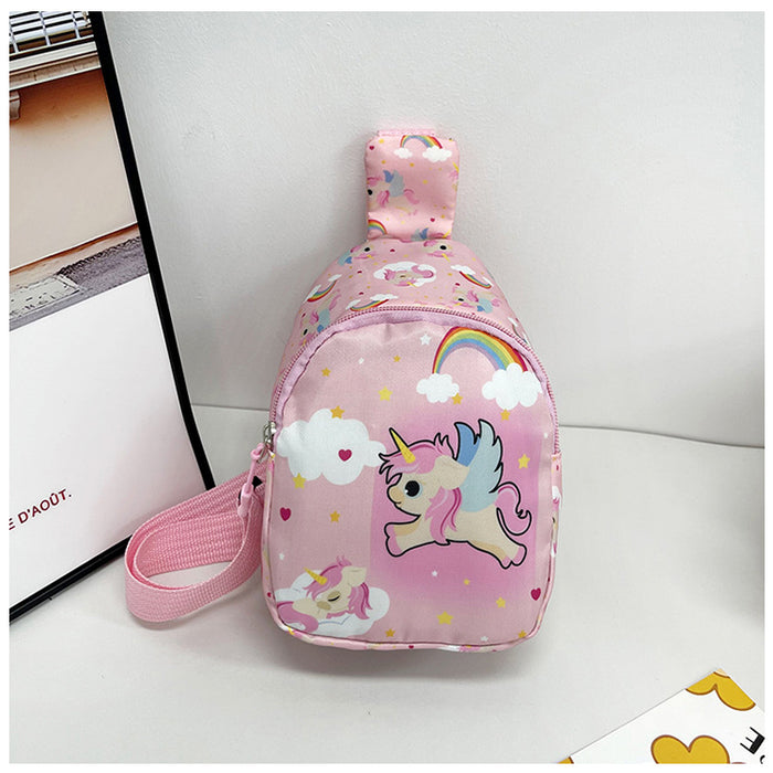 Wholesale Chest bag cross-border fashionable printed fashionable cute change shoulder bag