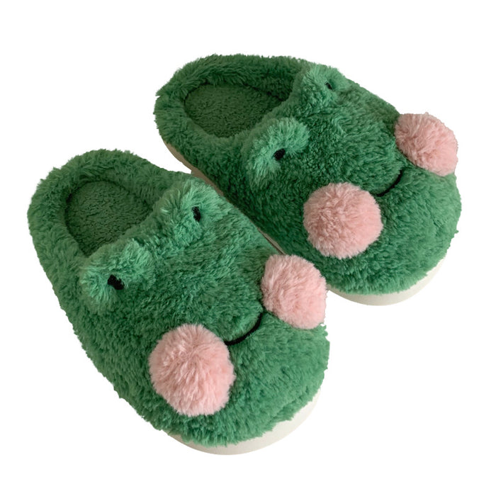 Wholesale Cute Cartoon Soft Bottom Cotton Slippers JDC-SP-RongHe004