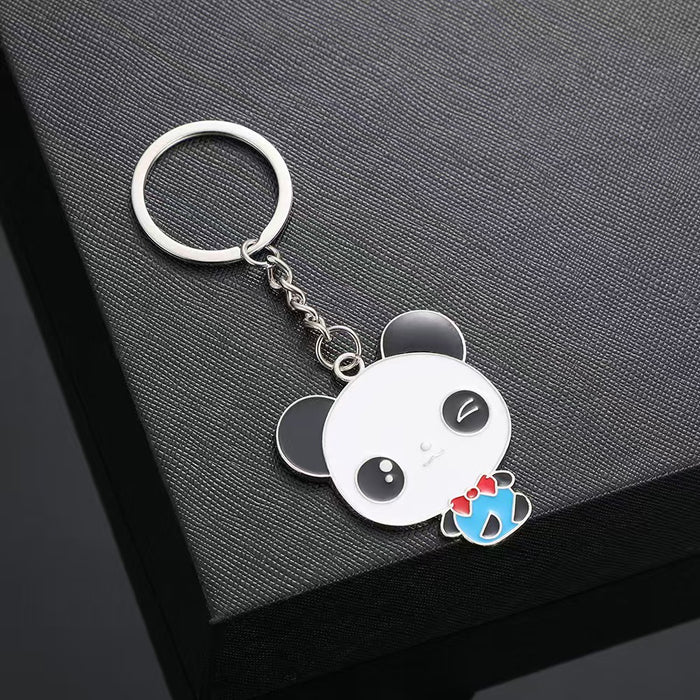 Wholesale Multi functional metal keychain refrigerator sticker small gift travel commemorative pendant