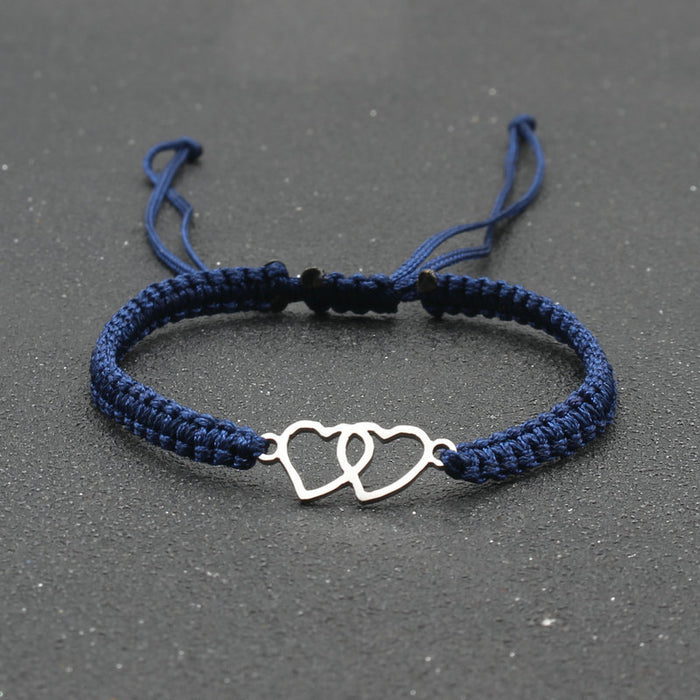 Wholesale Stainless Steel Bracelet Hand Woven Adjustable Red String Bracelet